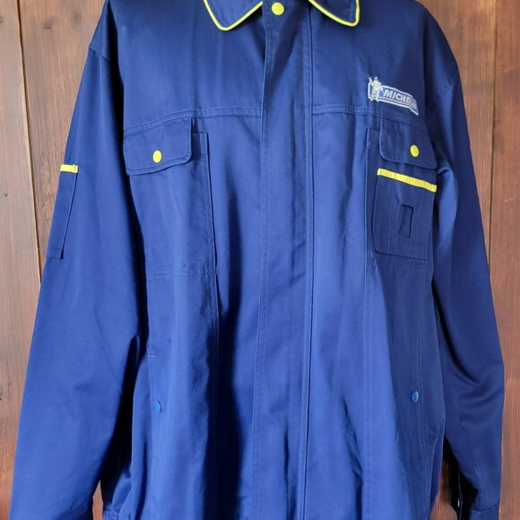 Big & Tall Men Work Top Utility Jacket 5L Approx. US 4XL Heavy Michelin Mr. Bib - Picture 2 of 12